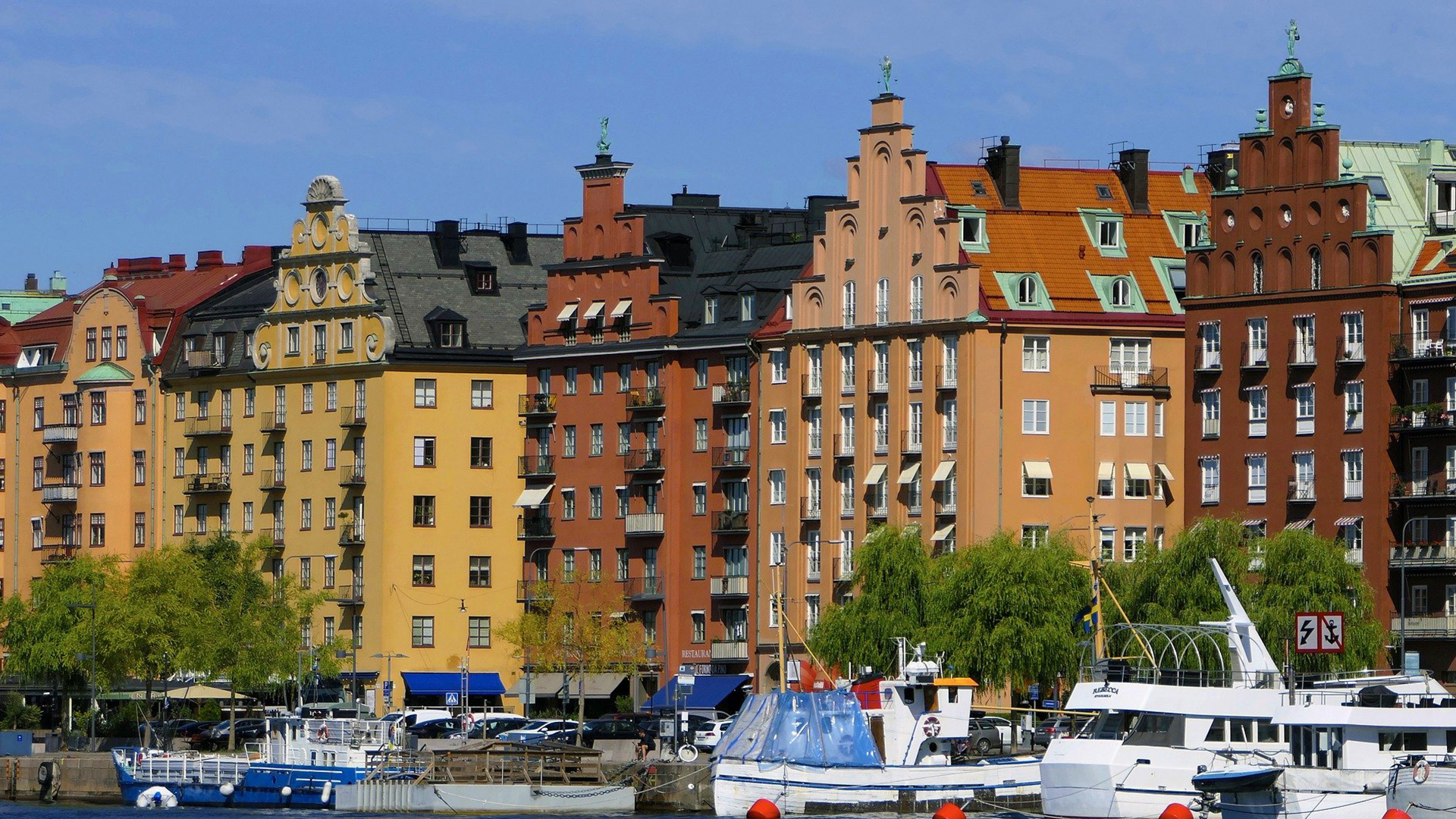 Stockholm typische Häuser