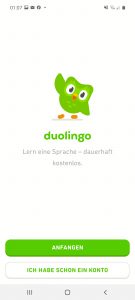 Duolingo Erste Schritte