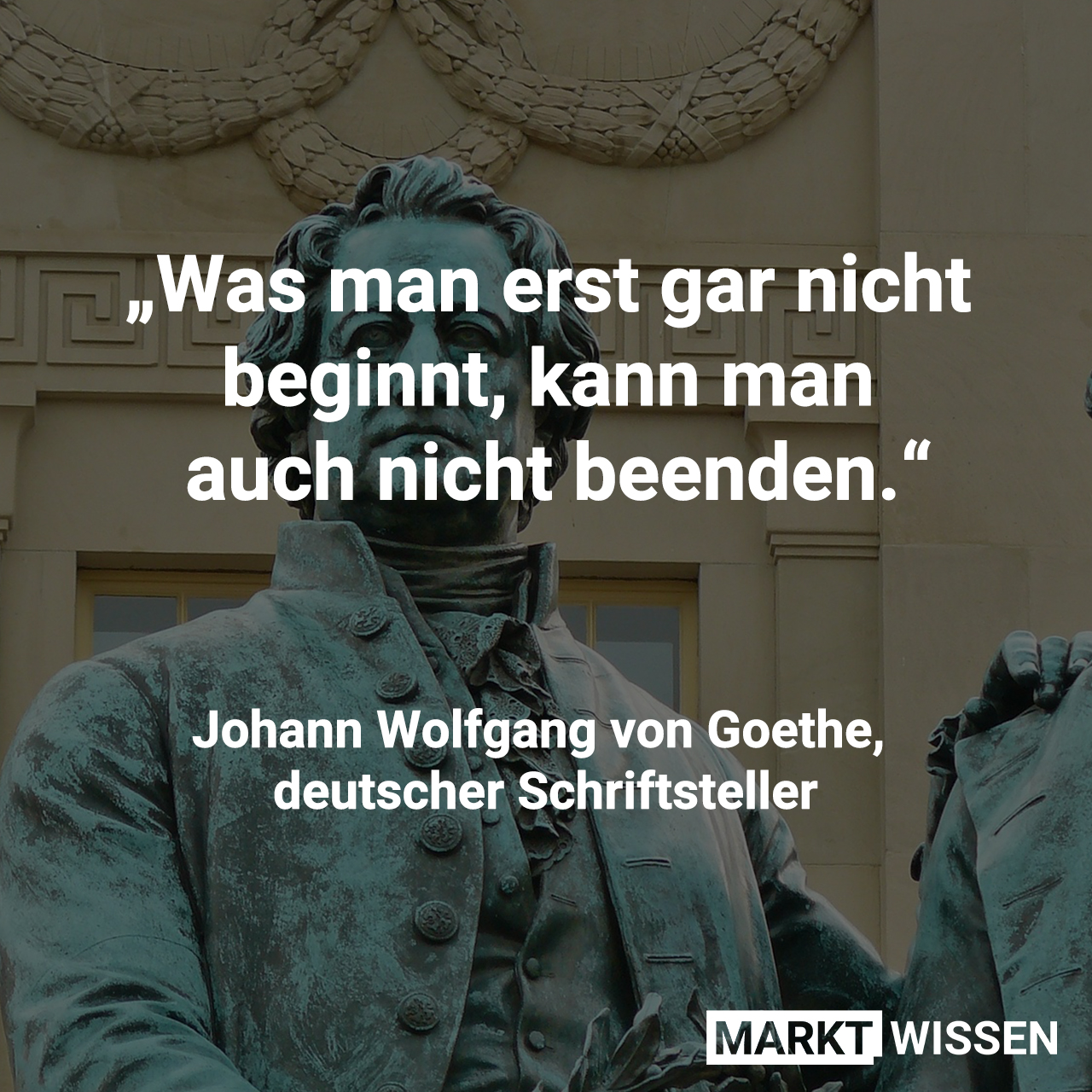 Johann Wolfgang von Goethe Zitat