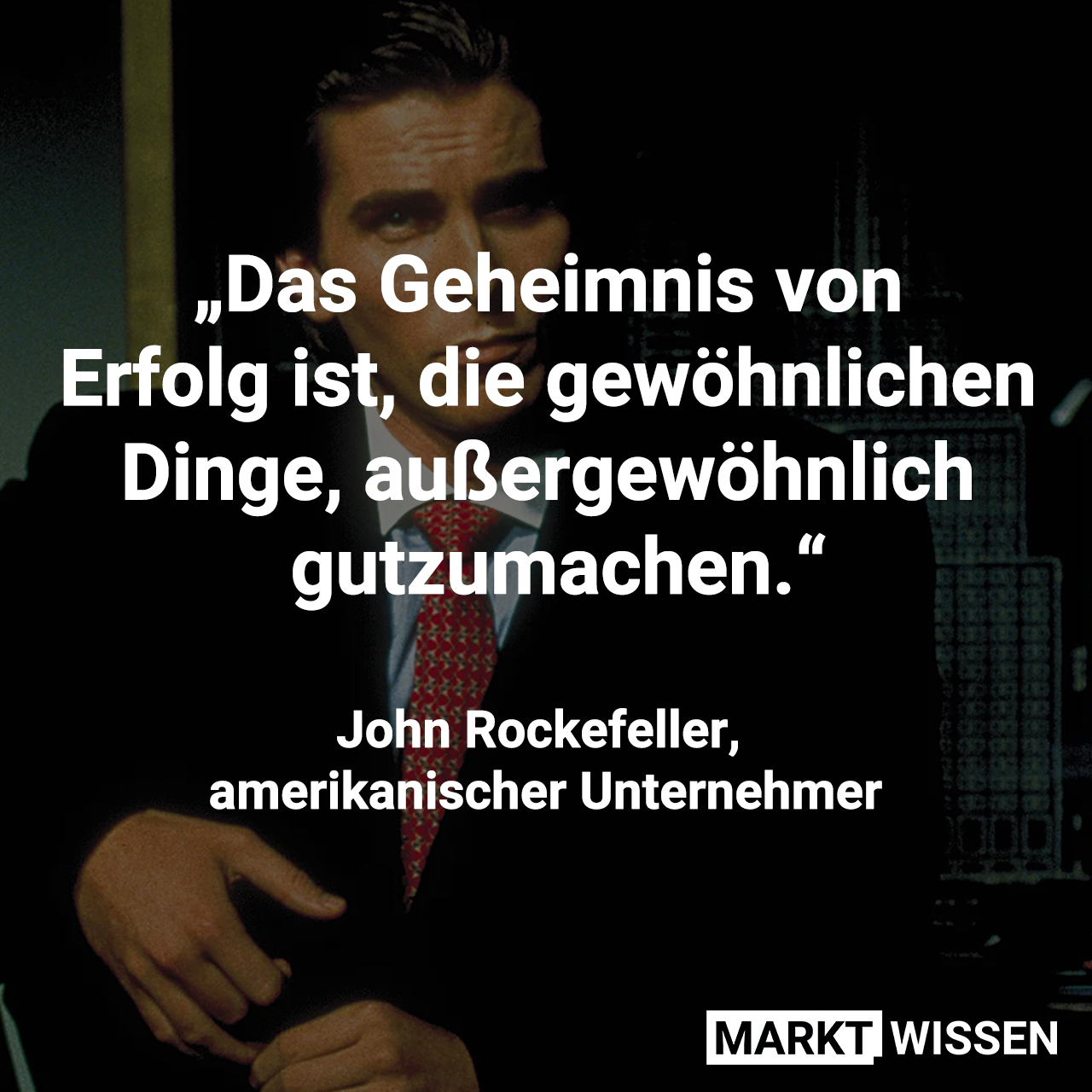 John Rockefeller Zitat